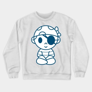 Pirate boy, fun design for stickers and t-shirts Crewneck Sweatshirt